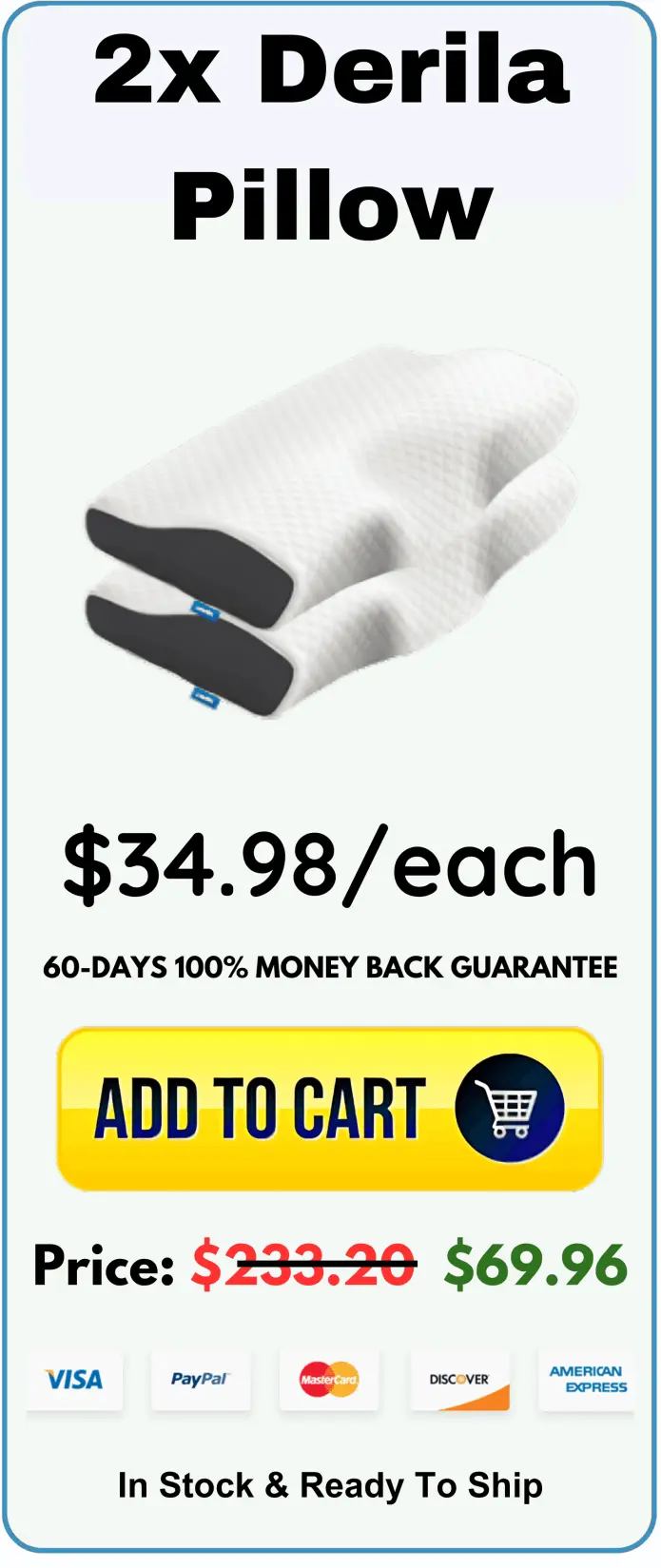 Derila Ergo Pillow offer price 