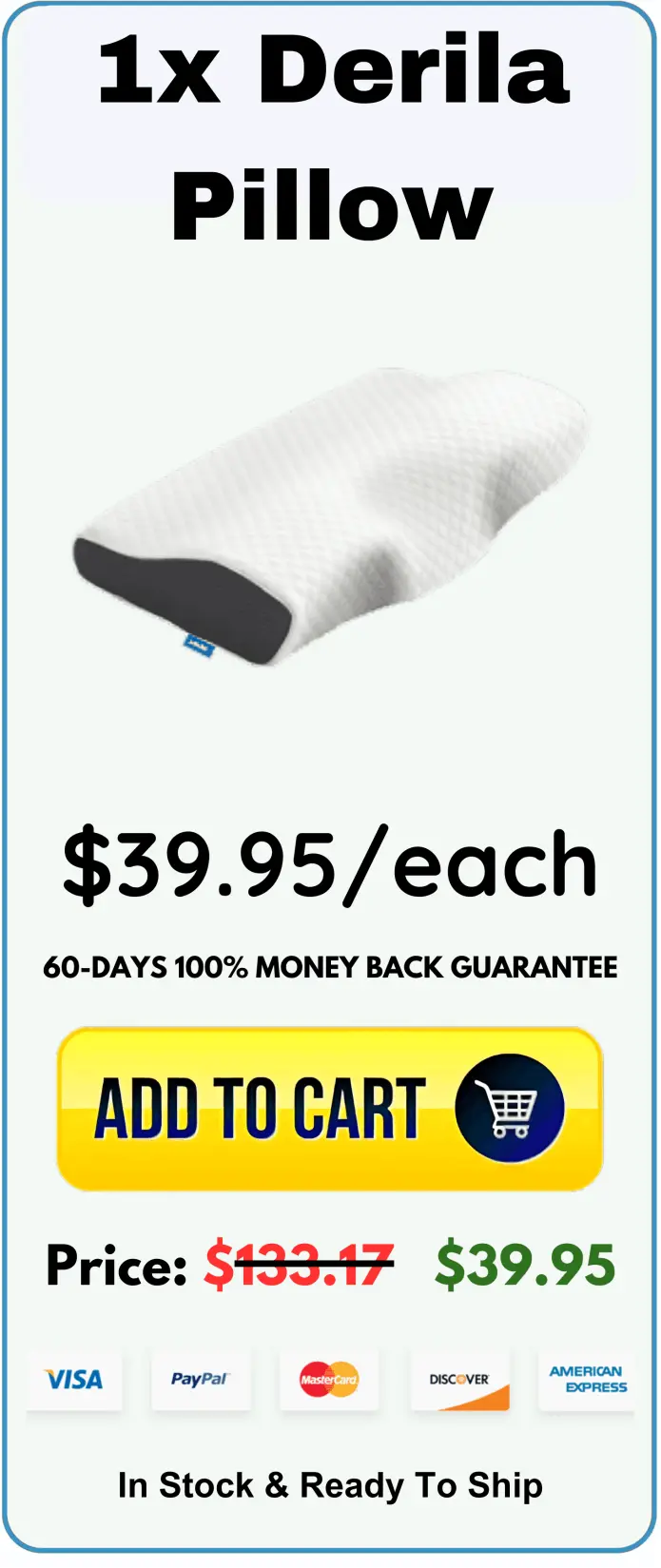 Derila Ergo Pillow price 